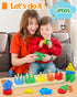 Montessori Toys for 1-3 Year Olds - Wooden Learning Puzzles Shape Sorter Toys for Toddlers Birthday Gifts