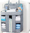 XL Hanging Diaper Caddy Organizer – Reinforced Diaper Stacker for Crib, Changing Table, Playard, Wall & Door for