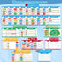 Justification leftBC 3-5 Preschool Dry Erase Learning Workbook for Kids Ages Reusable Tracing Book for Letters A-Z
