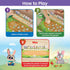 hand2mind Bunny Brunch Board Game - Cooperative Math Game for Kids, Educational Counting Game, Easter Toys