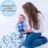 100% 47 47 Inches, 6 LollyBanks Baby Quilt Blanket, Organic Cotton Muslin Blankets for Boys, Large x Layers Soft