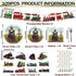 109Pcs Set party greeting Train Birthday Party Supplies Includes Steam Train Party Plates Napkins Fork Retro Train