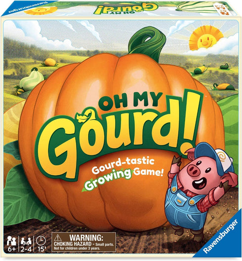 Ravensburger Oh My Gourd! Family Game for Boys & Girls Age 6 & Up - A Fun & Fast Family Game You Can Play Over & Over