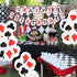 30 Pcs 12 Inches Casino Balloons, Poker Decoration Latex Balloons for Birthday Party Decorations