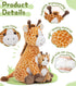 Animal,25.6in Tezituor Giraffe Stuffed Large Giraffe Plush Toy with Baby, Cute Plushies,Giraffe Plush Pillow