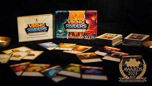 Viking Raiders 25 9+ 198 Strategy Card Game for Players | Fast-Paced Family & Party Game Ages | Award-Winning Viking