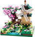 Set 600+ 2 Architecture River Windmill Building Model Kit Micro Block Mini Blocks PCS with Figure