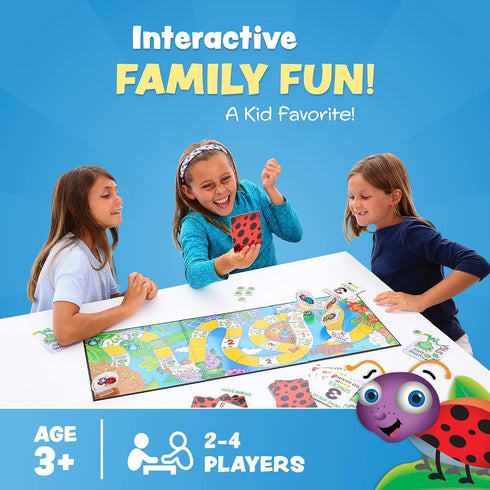 The Lady Bug Game - Award Winning Educational Kids Board Game for Travel and Home
