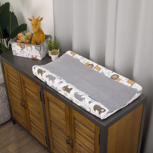 NoJo Zoo Animals - Super Soft Changing Pad Cover for Infants