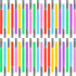 42 Pieces Inflatable Lightsabers, Costume Toys for Kids, Star Theme Birthday Party Supplies (6 Colors)