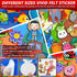 SKOLESK 77 Set Pcs Farm Animals Felt Story Board Preschool Farmhouse Themed Early Learning Storytelling Flannel Board