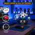 2-Pack 360 Playset Top Race Remote Control Fighting Toy Red & Blue RC Robots with Lights, Sounds & Rotation Interactive