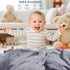 GUNTAIL 2 Pack 41 41 inches Muslin Swaddle Blankets for Newborn, Breathable Soft Receiving Blanket, Large x Swaddle