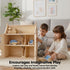 Set PlanToys Living Room Classic for Montessori Inspired Small World Play | Imaginative Storytelling, Social