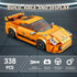 Speed Racing Cars Building Sets for Kids, Mini Sports MOC Cars Building Blocks Toy Set, 338 Pcs Collectible 911 Model Cars DIY Building Kit Birthday Gifts for Boys 6 7 8 10