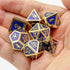 Large Dice Resin Molds DND Silicone Molds - Set of 7 Epoxy Resin Molds for DIY Dice Making in Tabletop Role Playing