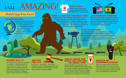 1000 7005 1000/7005) Madd CAPP Sasquatch Piece Jigsaw Puzzle - Unique Shaped Border, Deluxe Five-Sided Tamperproof Box