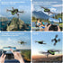 CQDAKET 2 33-Min Drone with Camera for Adults, Batteries Flight, Optical Flow Positioning, One-Touch Takeoff/Landing