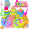 Ice Cream Sensory Bin for Girls Kids,Play Sand Art Kit with 2.2lb