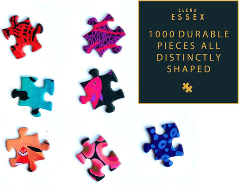 1000 1000 1000 28x20 inches Elena Essex Puzzles for Adults Pieces - Night Reef | Piece Puzzle for Adults | Jigsaw
