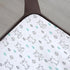 Mini Crib Pack and Play Fitted Sheets, Breathable Microfiber Stretchy Playard Sheets for Graco, Lovely Bunny for Boys
