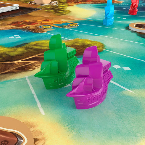 Jamaica Board Game (New Edition) - Family-Friendly Pirate Racing Strategy Game for Ages 8+, 2-6 Players