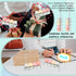 XiawaLangzhuo 2 4-in-1 PCS Keyboard Fidget Toy, Keyboard Fidget Keychain Keyboard Decompression Button Finger Clicker