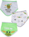 STAR WARS Baby Boys Baby Yoda Bandana Bibs - 3 Pack Set for Feeding, Teething, Drooling (Green/White/Grey)