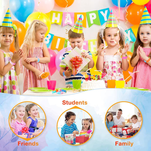 90 Pcs Kids Party Favors Pop Fidget Toys Bulk Its Fidget Bracelet It Birthday Party Favors for Kids Goodie Bags