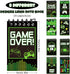 24 Pieces Video Game Party Favors: Gaming Mini Notepads Pack for Boys Girls, Teacher Classroom Supplies for Birthday