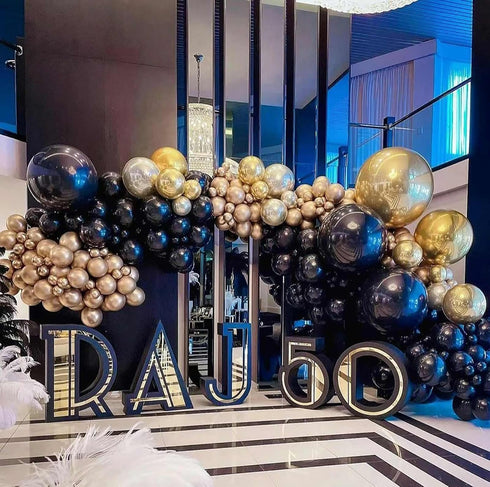 KALOR Black Balloons, 100 Pcs 5 Inch Mini Matte Latex Balloons for Birthday, Wedding Party, Baby Shower