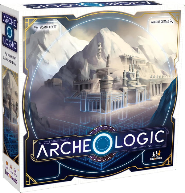 Archeo-Logic Competitive Deduction Board Game, Locate & Map Out a Hidden City, Ages 12+, 1-4 Players