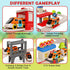 Set Kids,55 Set 3, 4, 5, 6, 7, 8+ Urban Rail Train for pcs Electric Train Simulate City Transport System,Educational