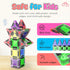 3+ 18pc) Desire Deluxe Micro Magnetic Tiles Building Blocks Toy - STEM Educational Travel Size Magnetic Blocks