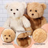 2 Pack 18 Inch HyDren Bear Stuffed Animals Cuddly Stuffed Bear Plushies with Bow for Birthday Gifts Baby Shower Decors