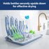 Dr. Brown's Folding Baby Bottle Drying Rack for Easy Storage - Dry Nipples, Pacifiers and Other Baby Essentials, BPA