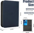 Turquoise Trading Card Binder with Sleeves, Durable and Waterproof, 288 Card Storage Capacity