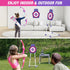 2 Pack Bow and Arrow for Kids, LED Light Up Archery Set with 24 Suction Cup Arrows and Standing Target