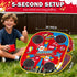 MENG YANG 3-in-1 3 4 5 6 7 8-12 Spider Bean Bag Toss Game for Kids Cornhole Board Outdoor Toys for Toddlers, Family Fun