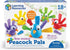 Learning Resources Fine Motor Peacock Pals - 5 Pieces, Toddler Learning Toys for Ages 18+ Months