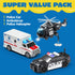 3 4 5 6 7 Set, Playset, 3-9 JOYIN Toddler Truck Toys for Year Old Boys - Police Car Toy Emergency Vehicle Friction