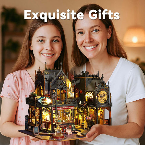 Creative Miniature Dollhouse Kit with Furniture - Holo Magic City