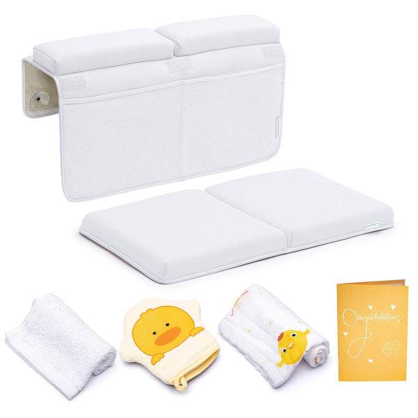 Bath Kneeler and Elbow Rest Pad, Extra Thick Baby Bath Kneeling Pad