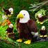 Lenwen 5 Pcs Bald Eagle Stuffed Animal Bulk 1 Mommy Eagle Plush with 4 Cute Babies Bald Eagles Plush Wild Bald Eagles