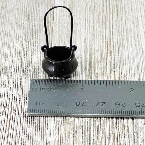 Aorvoras 1:12 (5PCS) Miniature Cauldron, Dollhouse Scale Mini Witch's Brew, Halloween Miniatures, Dollhouse Miniatures