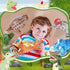 Leitee 8 Pcs Dinosaur Plush Toys Set | Soft Assortment of Tyrannosaurus & Triceratops for Boys Girls Birthday Gifts