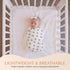 48 48 Baby Swaddle Blanket, x in Single Swaddle Blanket, Breathable Stretch Fabric, Organic Cotton Swaddle Blankets