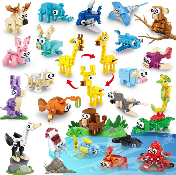 HIGH GODO 24 Pack Party Favors Building Set - 72 Kinds of