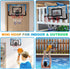 Basketball Hoop Indoor for Kids Adults, Scorer with 2 Scoring Methods, Mini Hoop with 3 Batteries and Balls