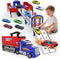 SpringFlower Carrier Truck Race Track Toys, Boy Toys for 3 4 5